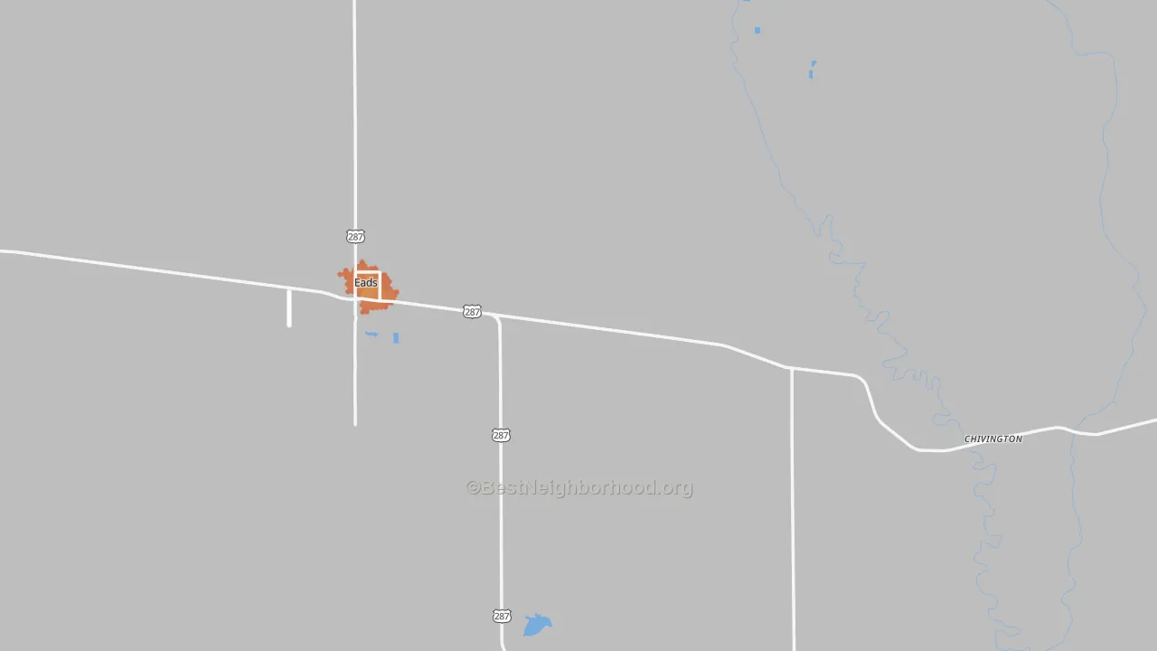 Bike Grade map of Kiowa County, CO