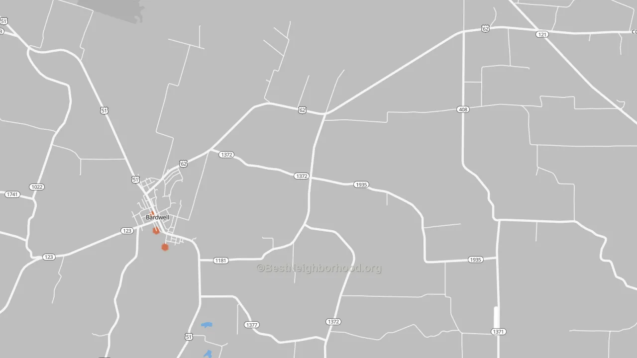 Bike Grade map of Kirbyton, KY
