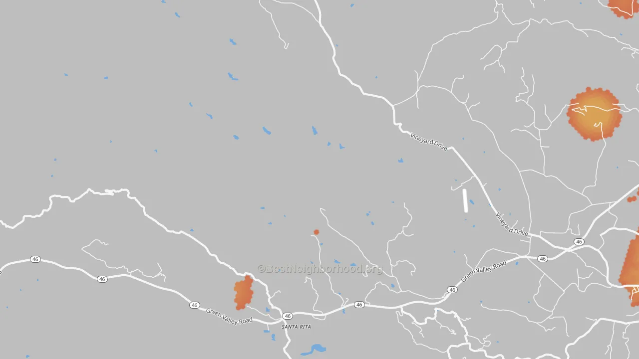Bike Grade map of Klau, CA