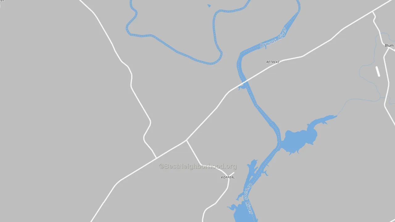 Bike Grade map of Kopperl, TX
