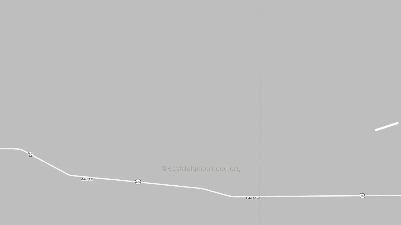 Bike Grade map of Krider, NM