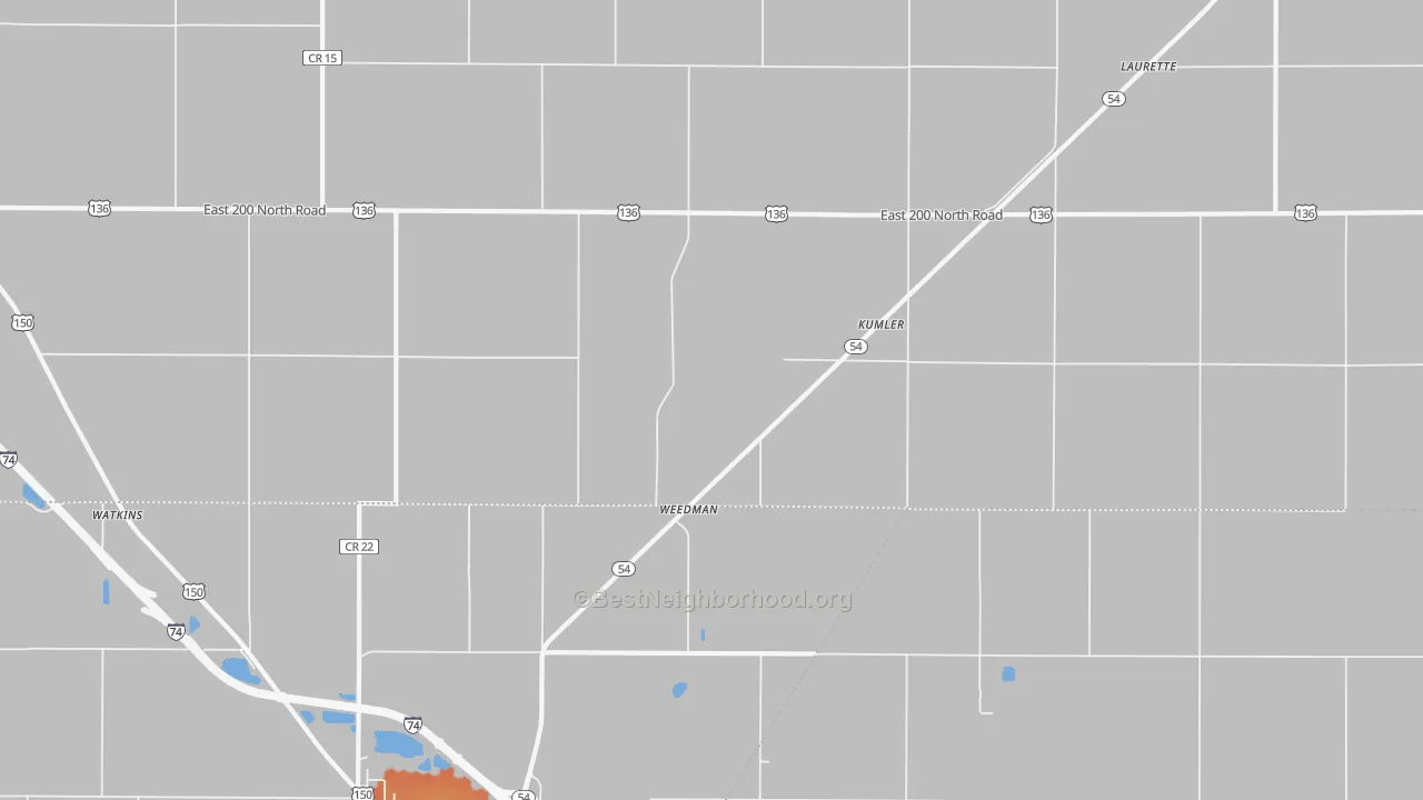 Bike Grade map of Kumler, IL