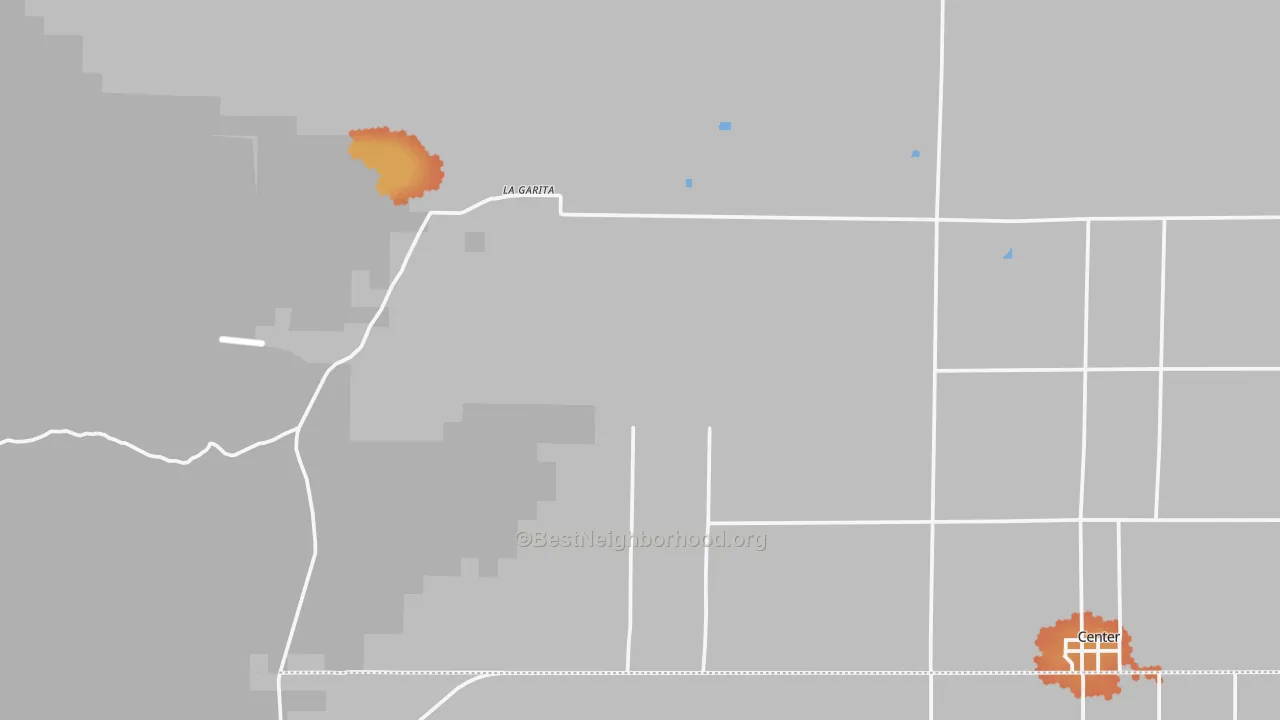 Bike Grade map of La Garita, CO