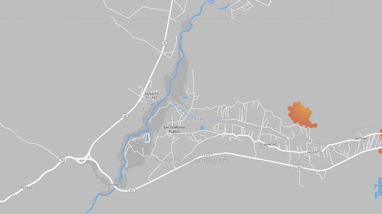 Bike Grade map of La Mesilla, NM