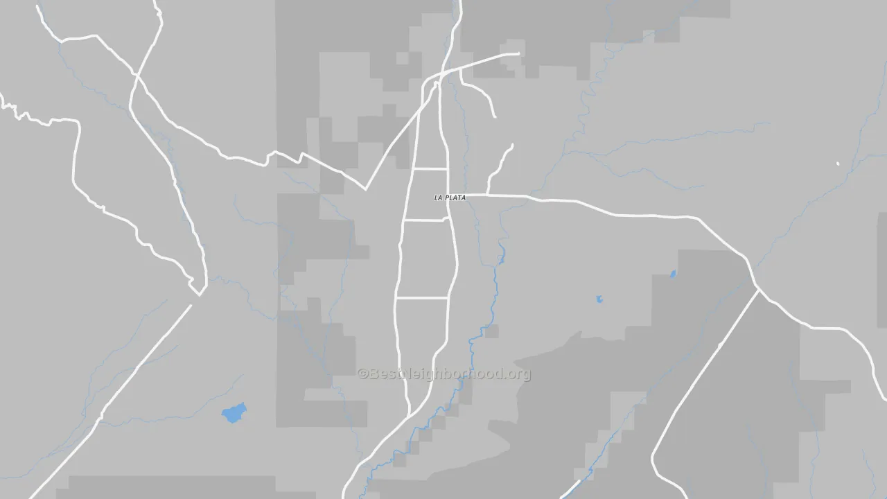 Bike Grade map of La Plata, NM