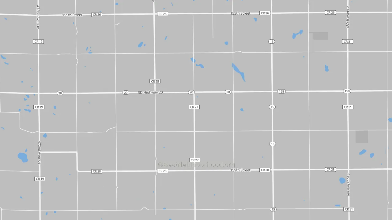 Bike Grade map of Labolt, SD