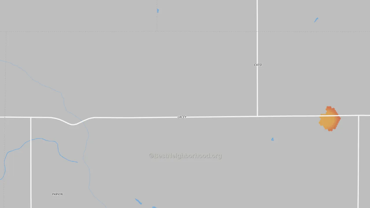 Bike Grade map of Lacey, OK