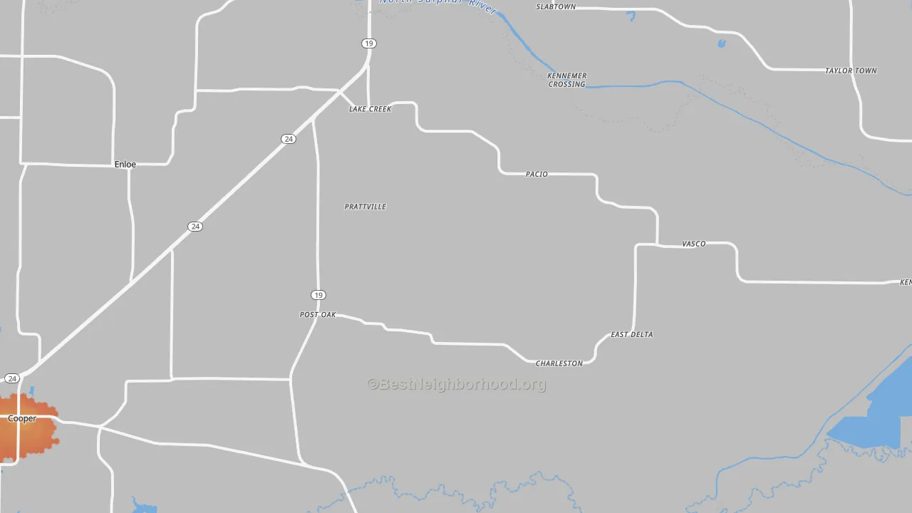 Bike Grade map of Lake Creek, TX