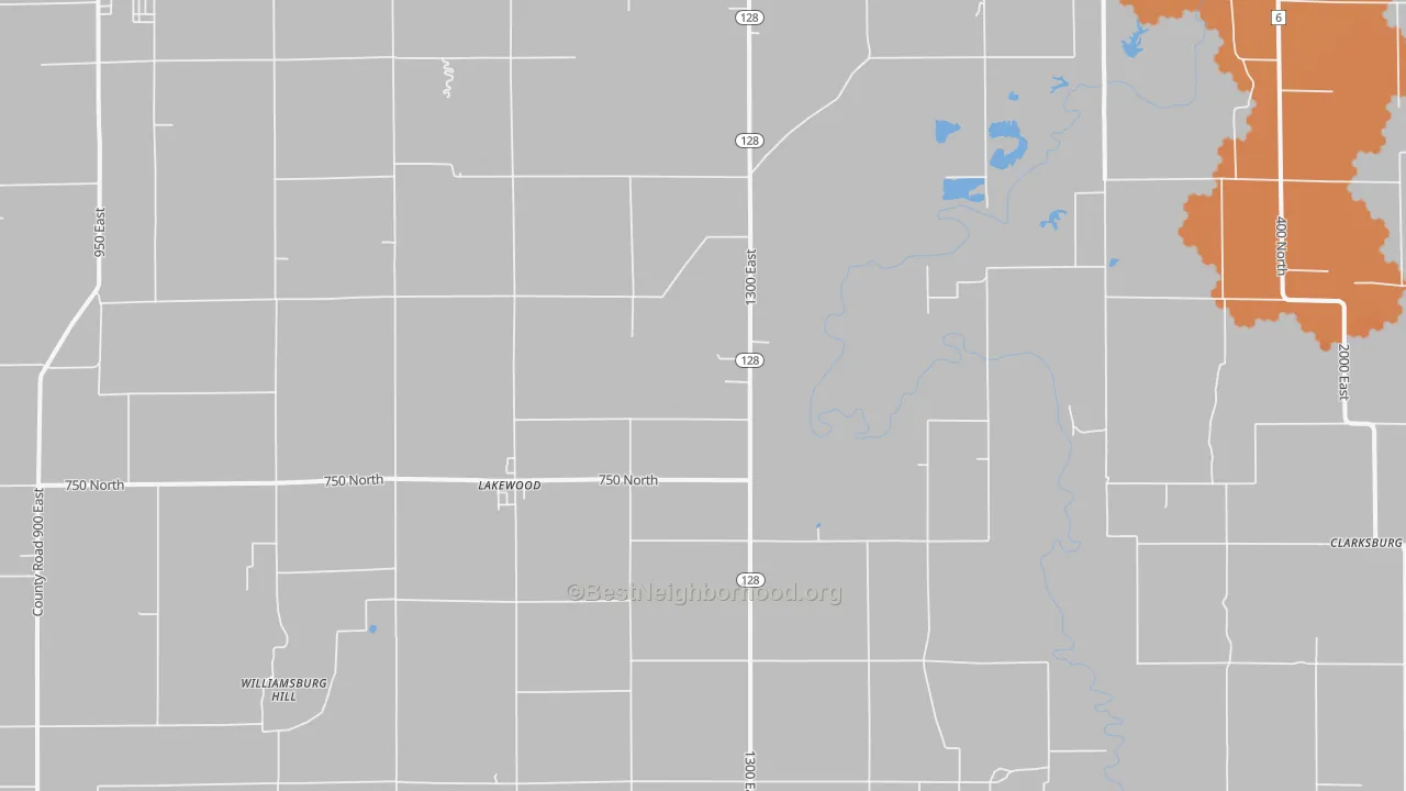 Bike Grade map of Lakewood Township, IL