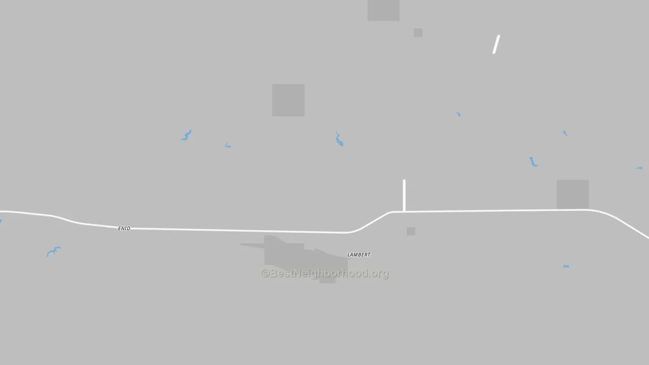 Bike Grade map of Lambert, MT