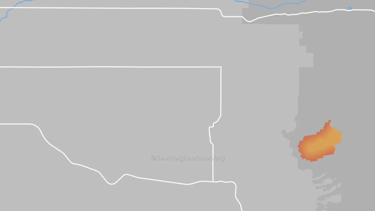 Bike Grade map of Lamont, ID