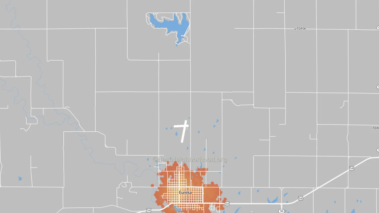 Bike Grade map of Lamont, KS