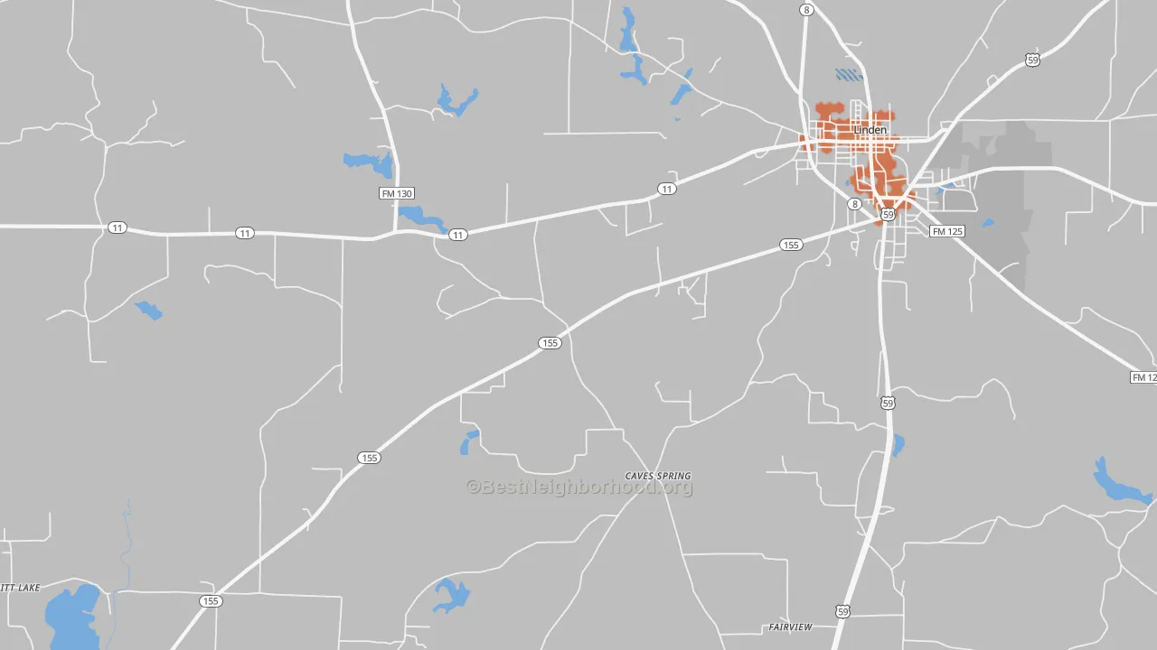 Bike Grade map of Lanier, TX