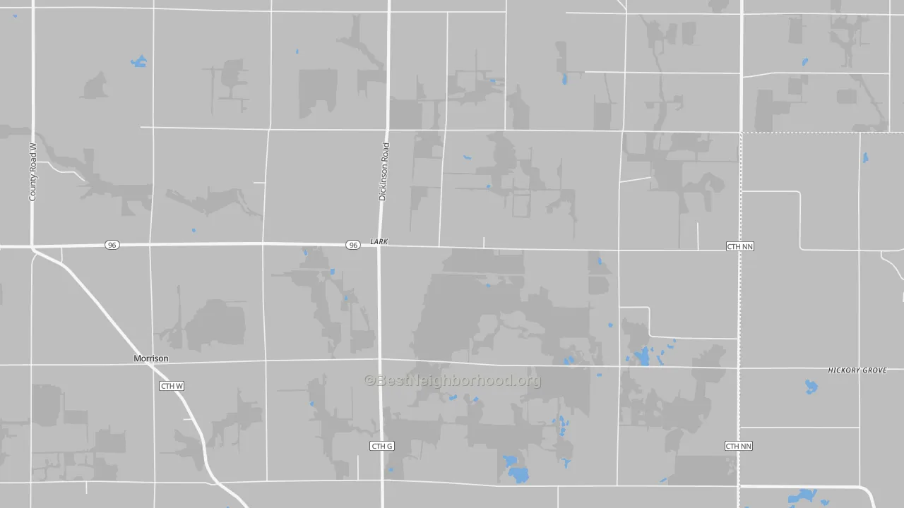 Bike Grade map of Lark, WI