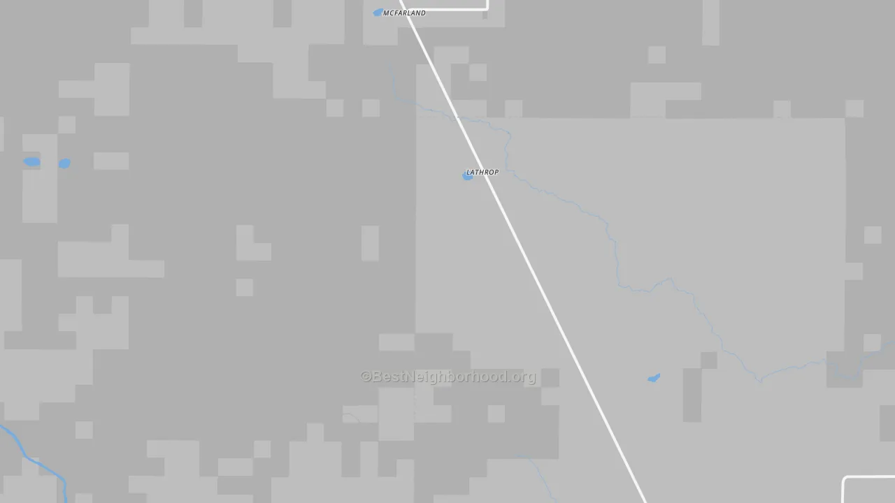 Bike Grade map of Lathrop, MI