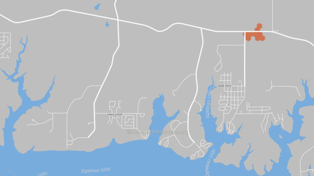 Bike Grade map of Leander, OK