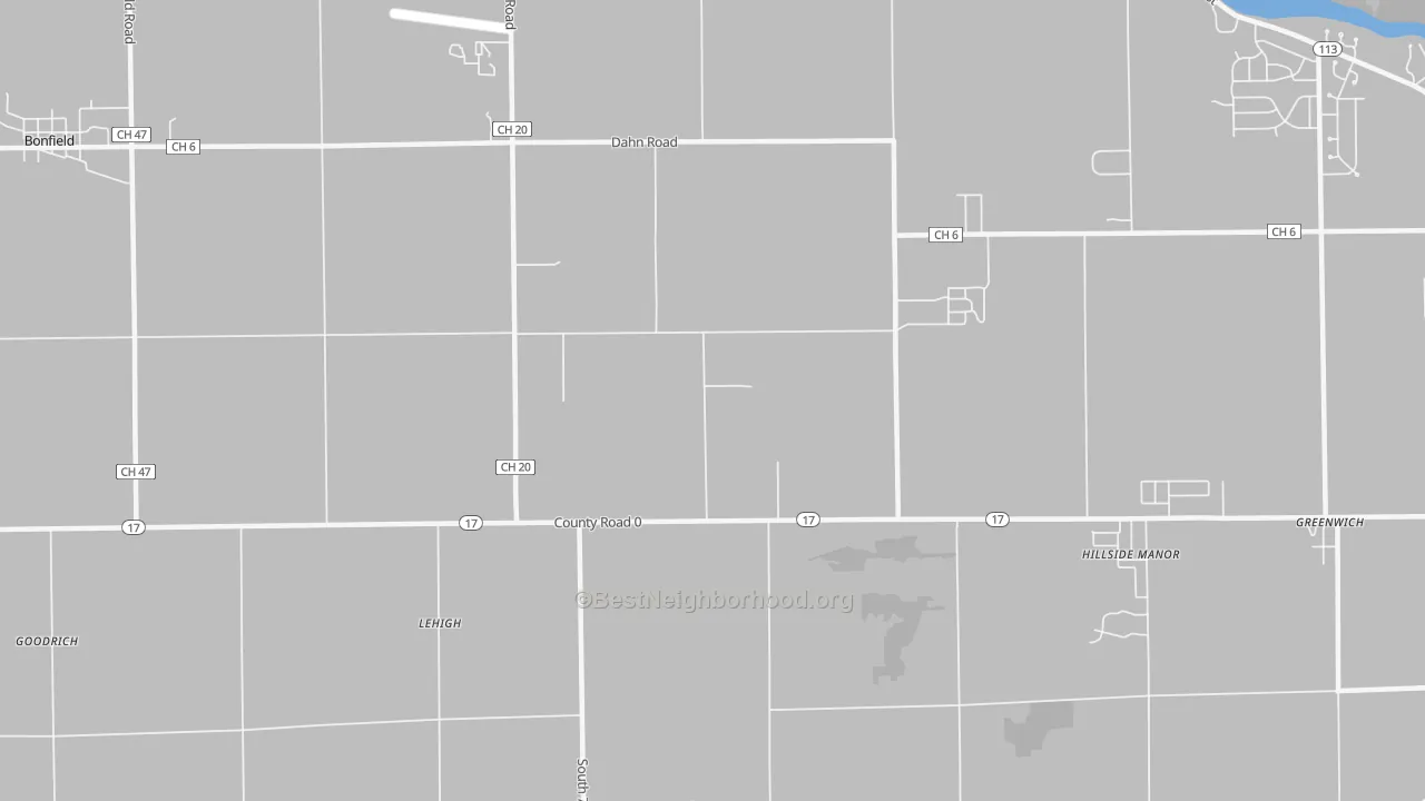 Bike Grade map of Lehigh, IL