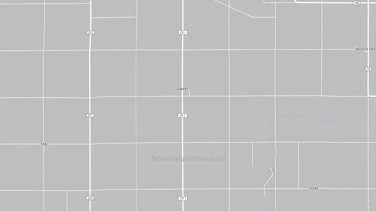 Bike Grade map of Lemert, OH