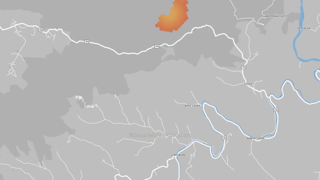 Bike Grade map of Lewisburg, NC