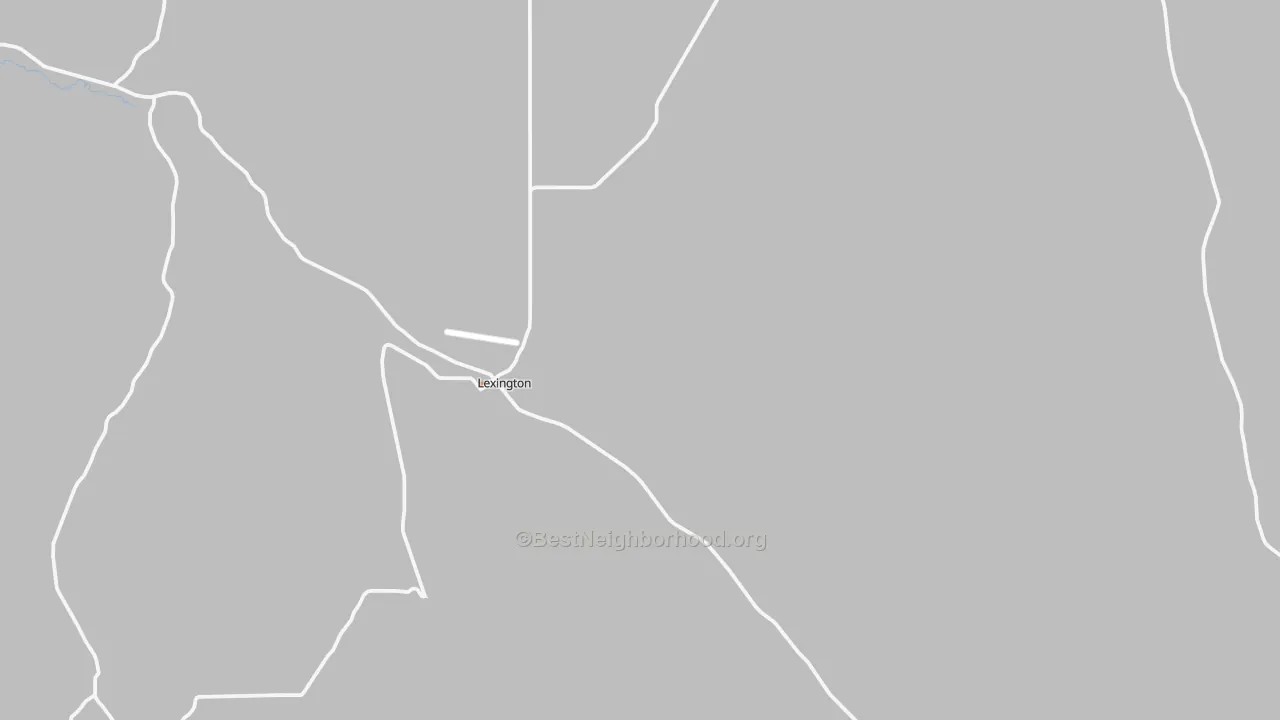 Bike Grade map of Lexington, OR
