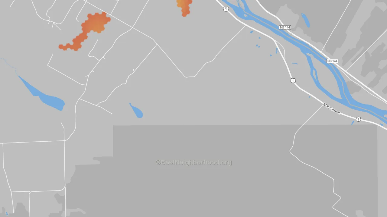Bike Grade map of Lille, ME