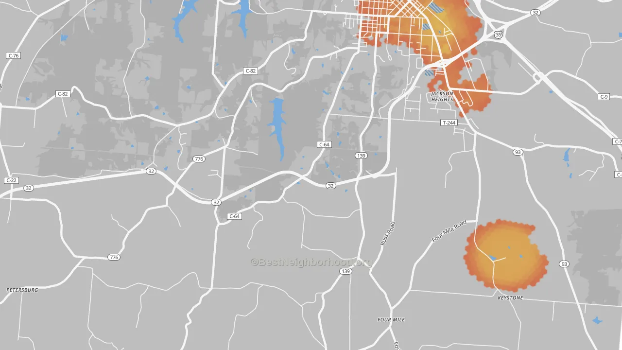 Bike Grade map of Limerick, OH