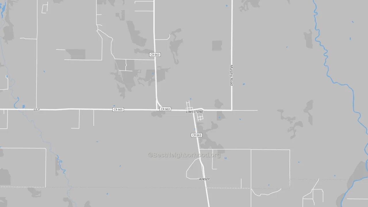 Bike Grade map of Limestone, FL