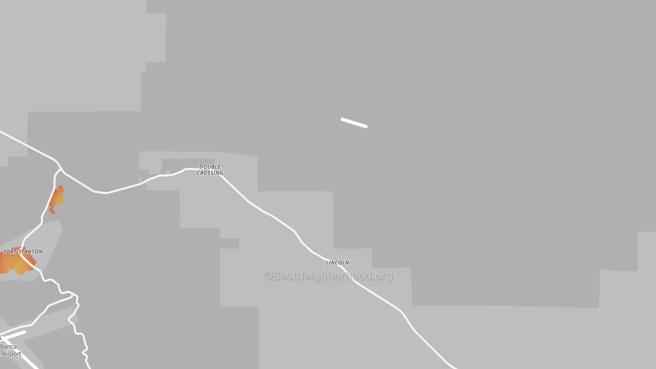 Bike Grade map of Lincoln, NM
