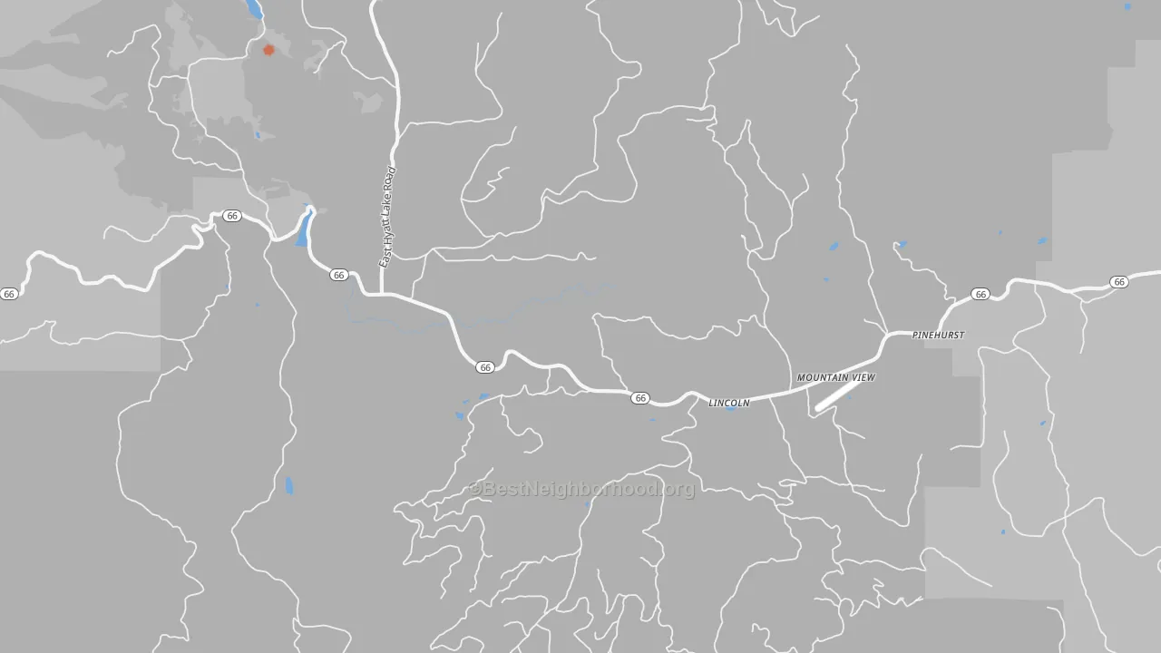 Bike Grade map of Lincoln, OR