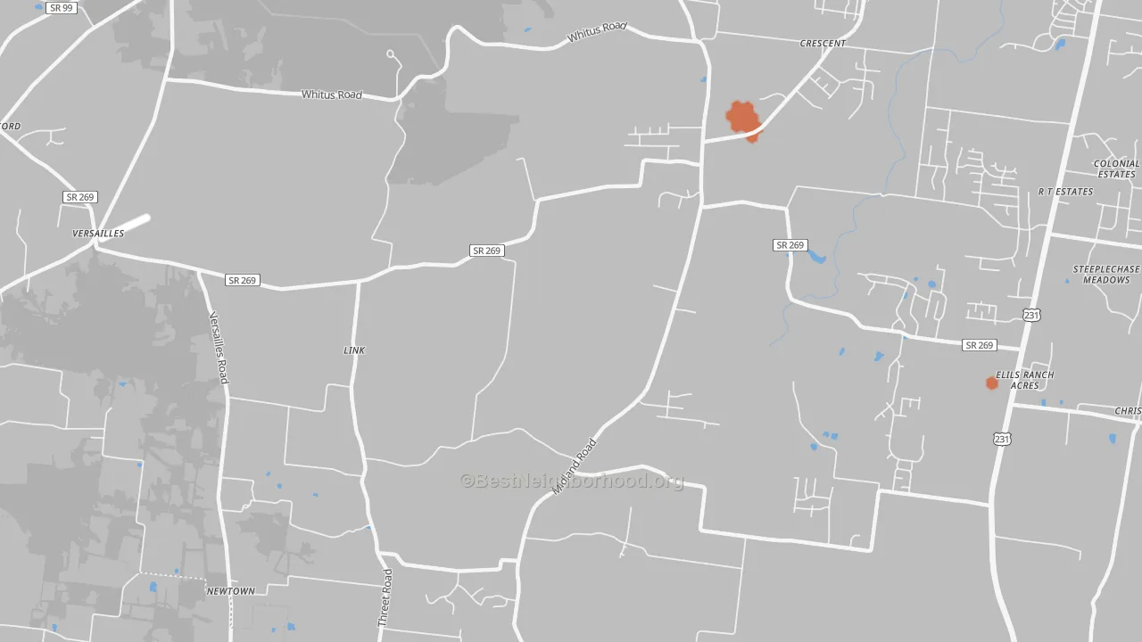 Bike Grade map of Link, TN
