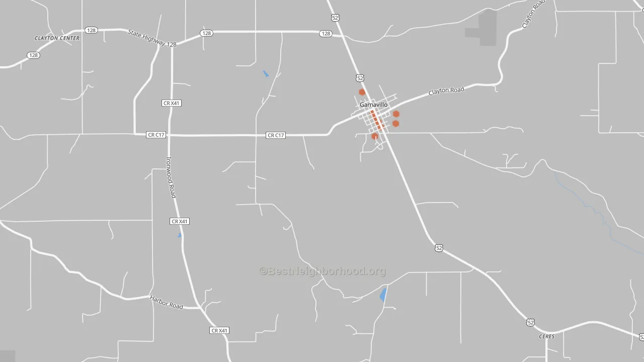 Bike Grade map of Littleport, IA
