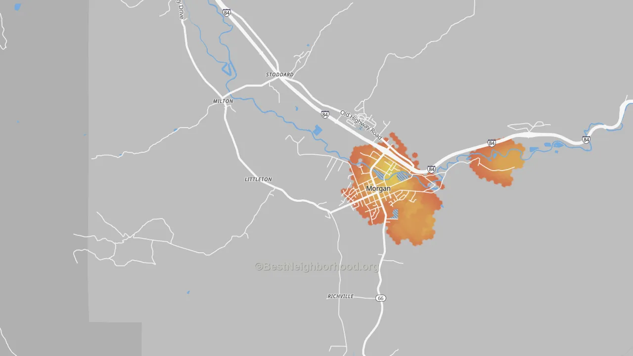 Bike Grade map of Littleton, UT