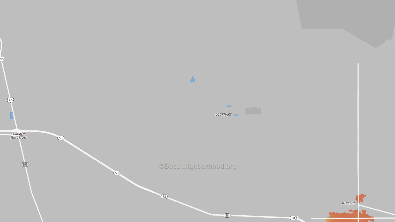 Bike Grade map of Lockhart, CA