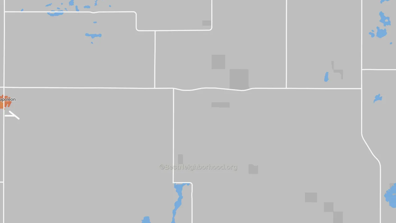 Bike Grade map of Logan County, ND
