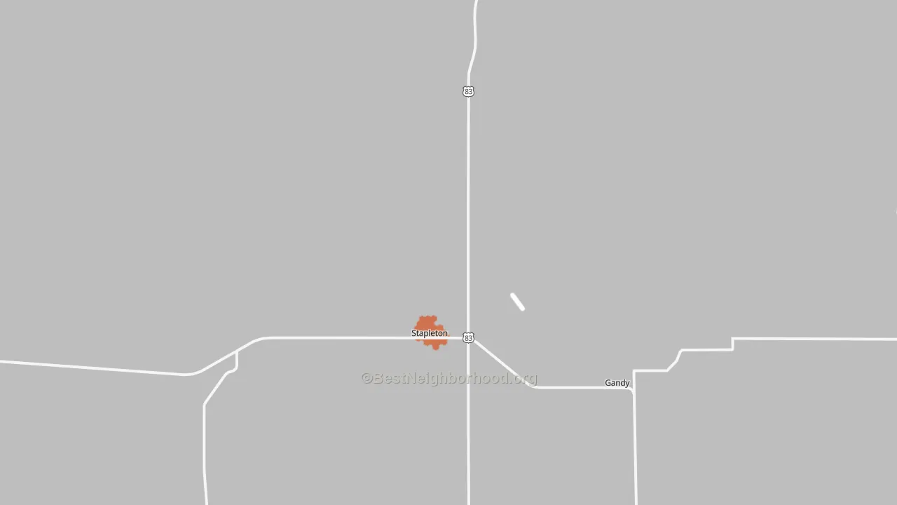 Bike Grade map of Logan County, NE