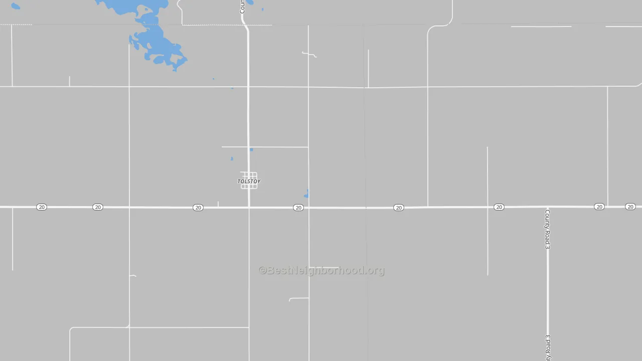 Bike Grade map of Logan, SD