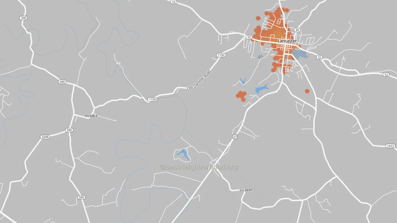 Bike Grade map of Logantown, KY
