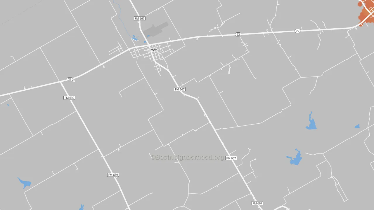 Bike Grade map of Lone Cedar, TX