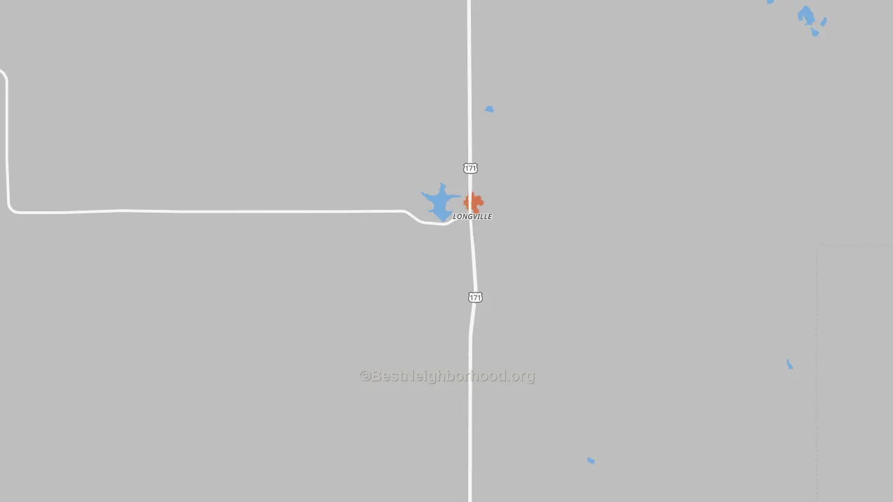 Bike Grade map of Longville, LA