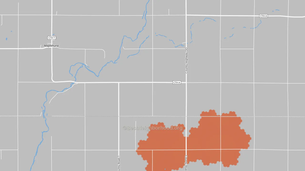 Bike Grade map of Longwood, WI