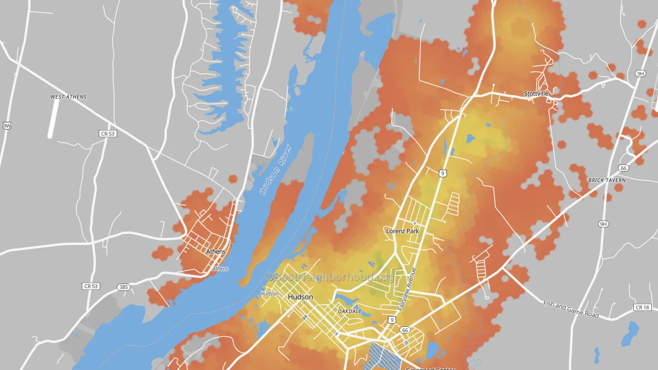 Bike Grade map of Lorenz Park, NY