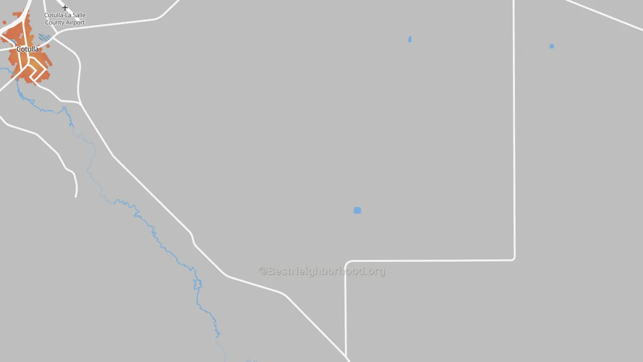 Bike Grade map of Los Angeles, TX