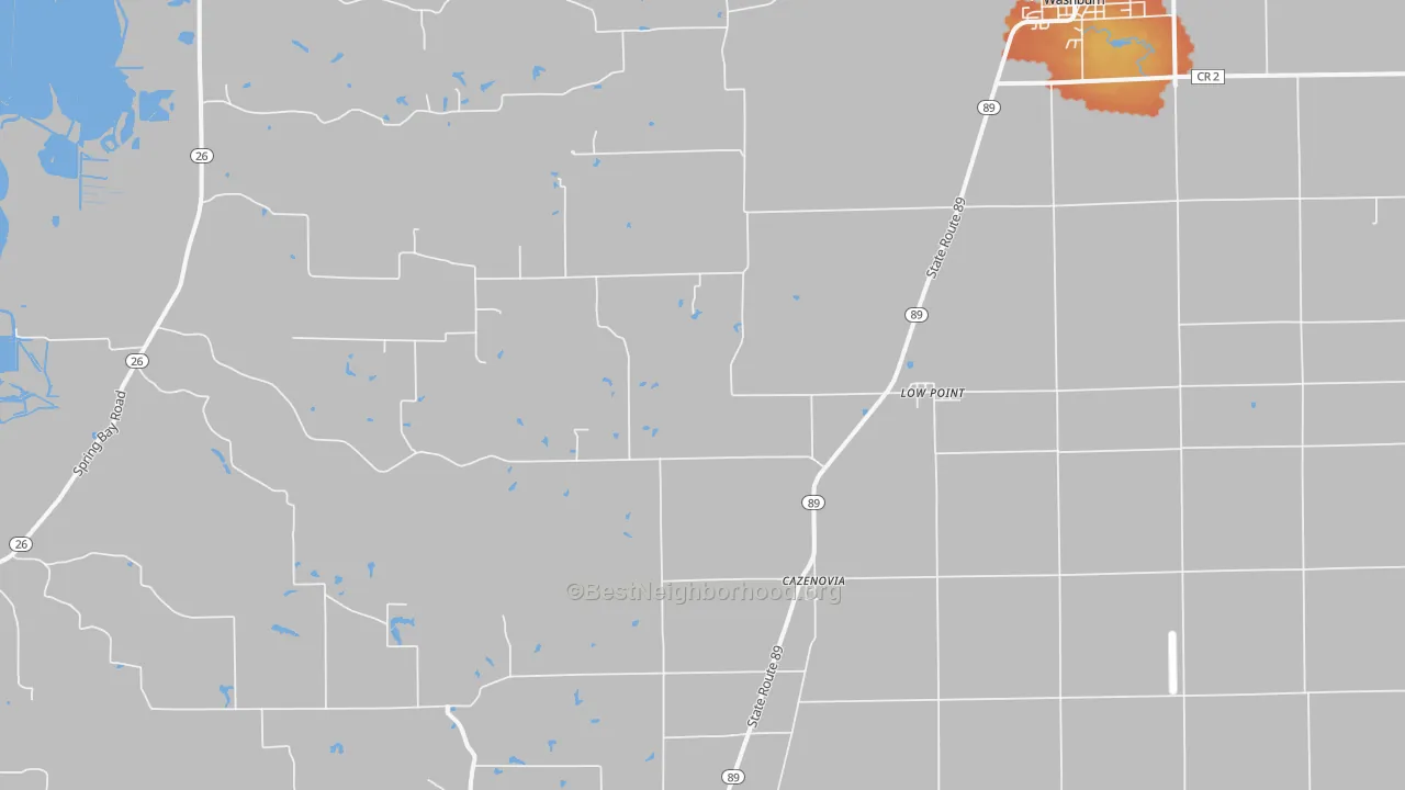 Bike Grade map of Lowpoint, IL