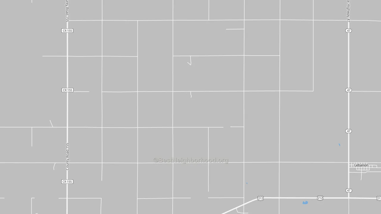 Bike Grade map of Lucas, SD