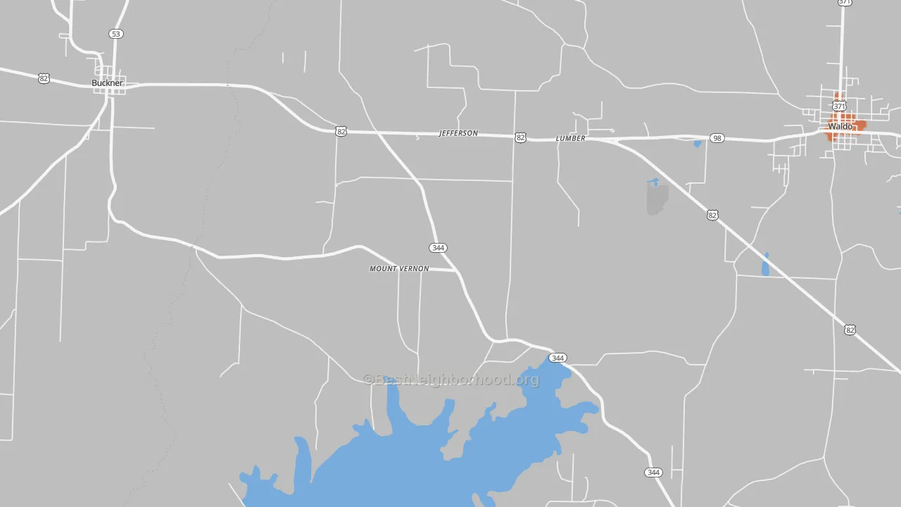 Bike Grade map of Lumber, AR