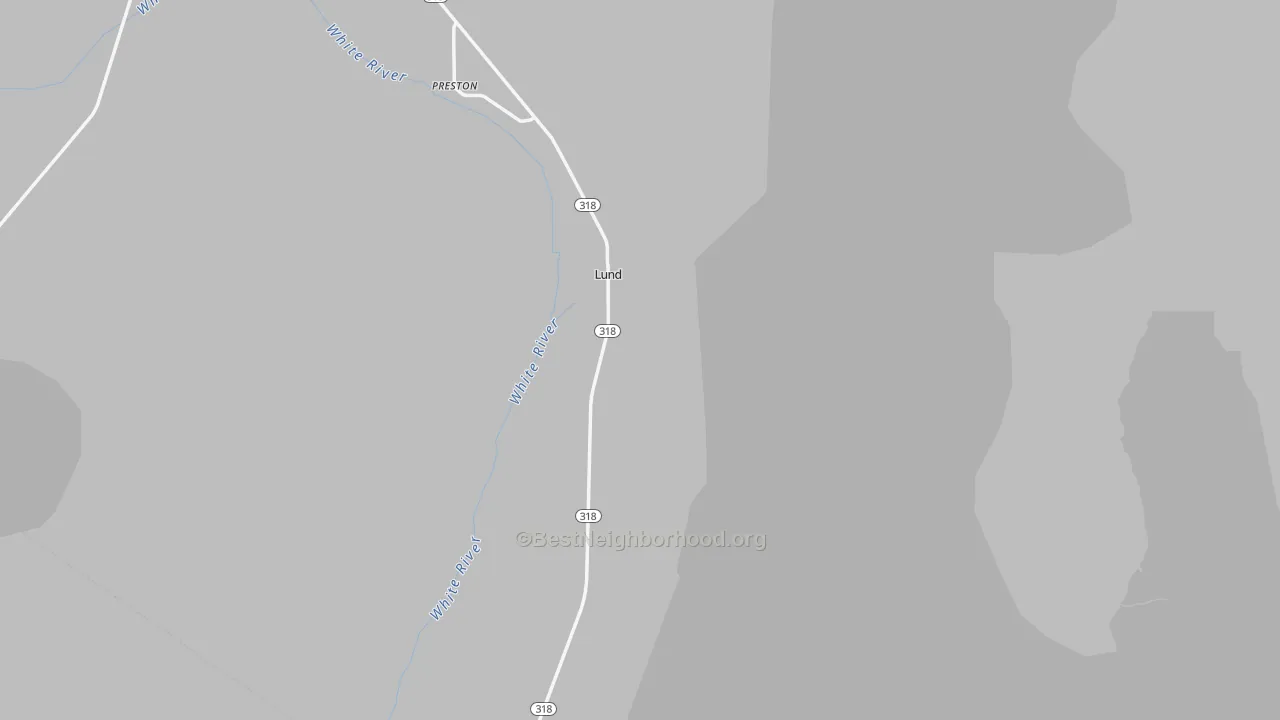 Bike Grade map of Lund, NV