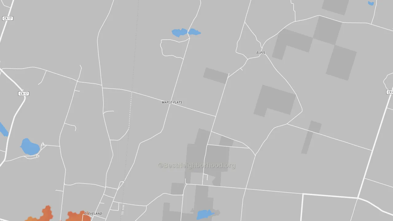 Bike Grade map of Madison Center, NY