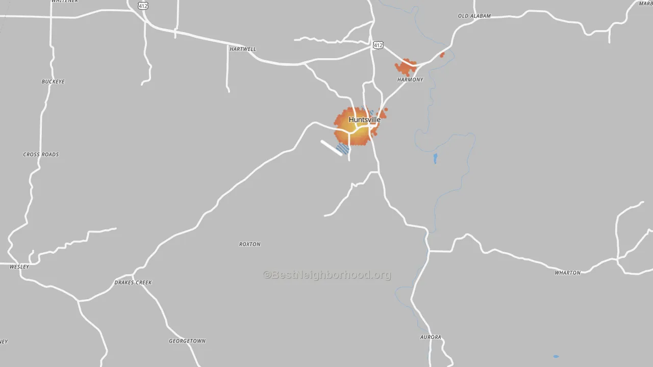 Bike Grade map of Madison County, AR