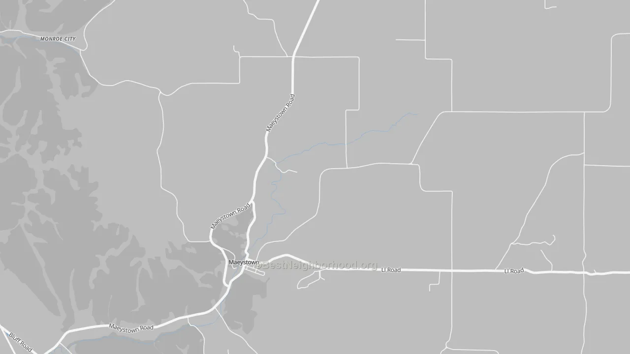 Bike Grade map of Madonnaville, IL