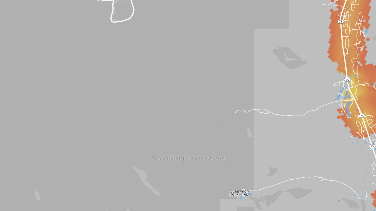 Bike Grade map of Magic City, ID